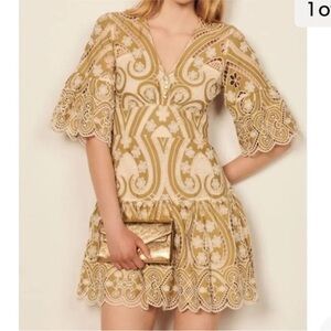 New Sandro Lace Mini Dress (FR 36)